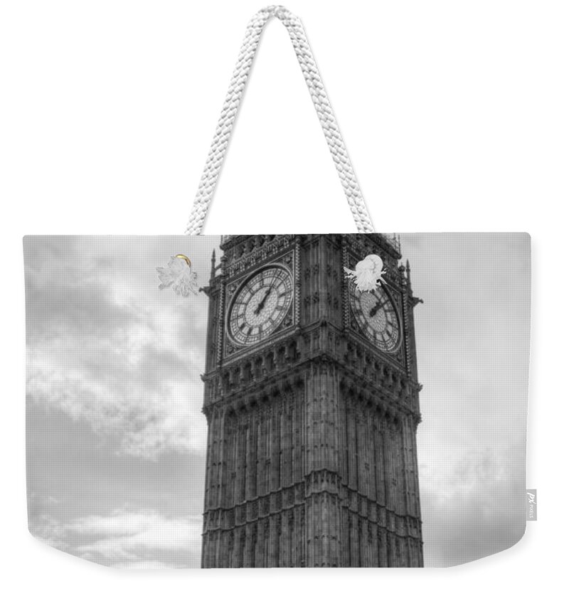 Big Ben Weekender Tote Bag featuring the photograph Big Ben #1 by Chris Day