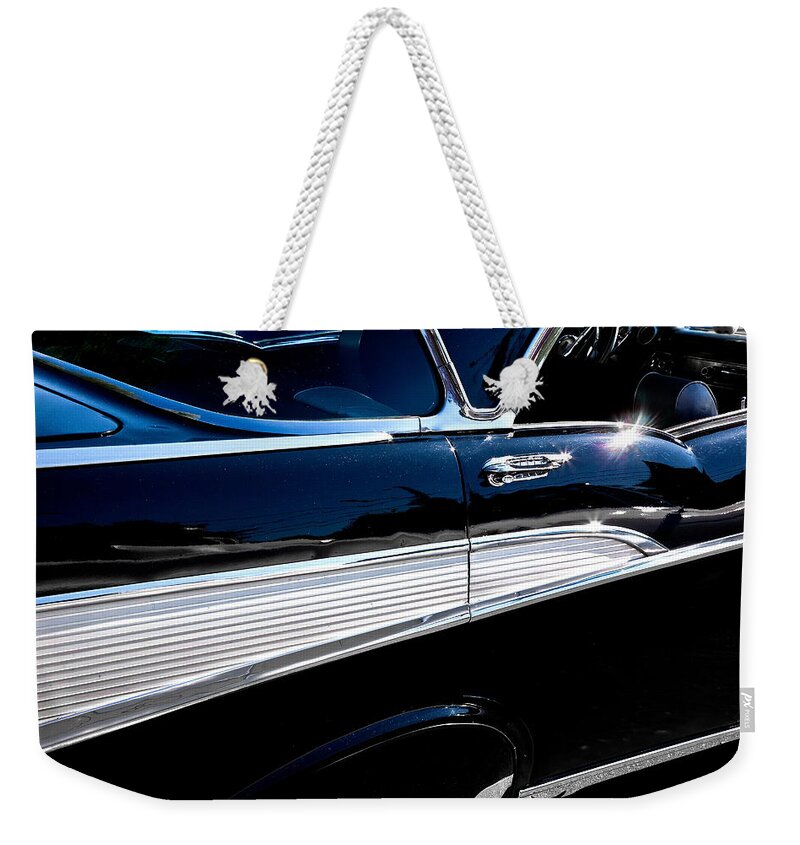 Chevrolet Weekender Tote Bag featuring the photograph Chevrolet #1 by Burney Lieberman