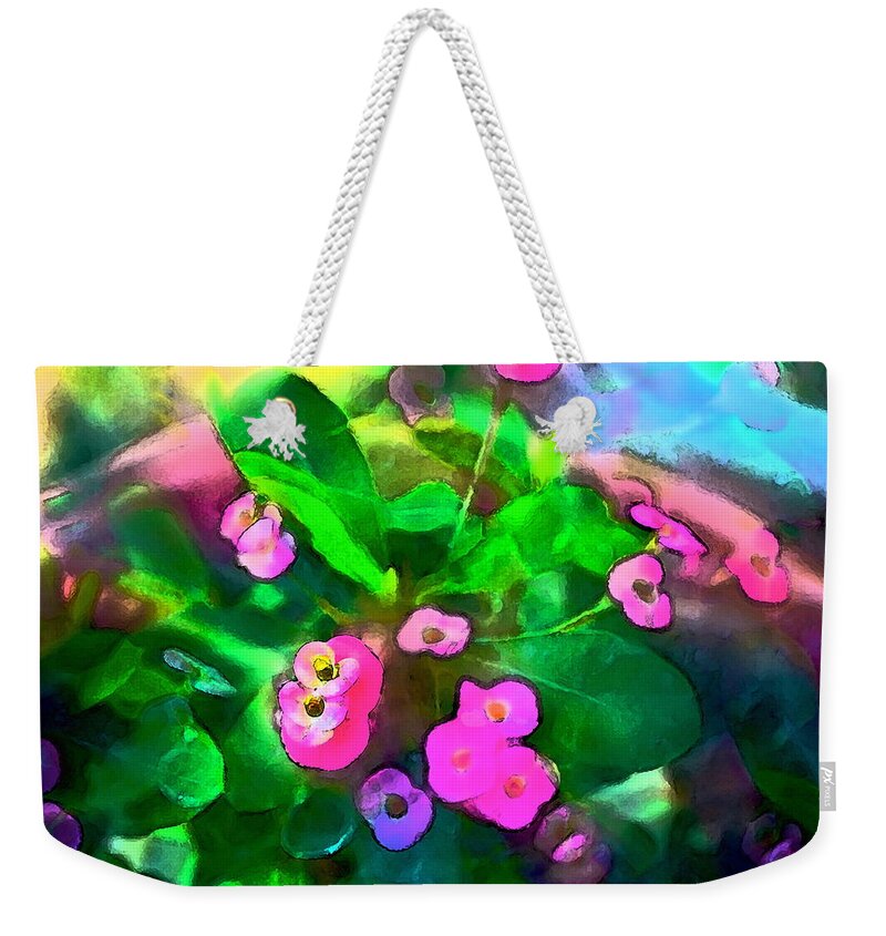 Floral Weekender Tote Bag featuring the photograph Color 115 #1 by Pamela Cooper