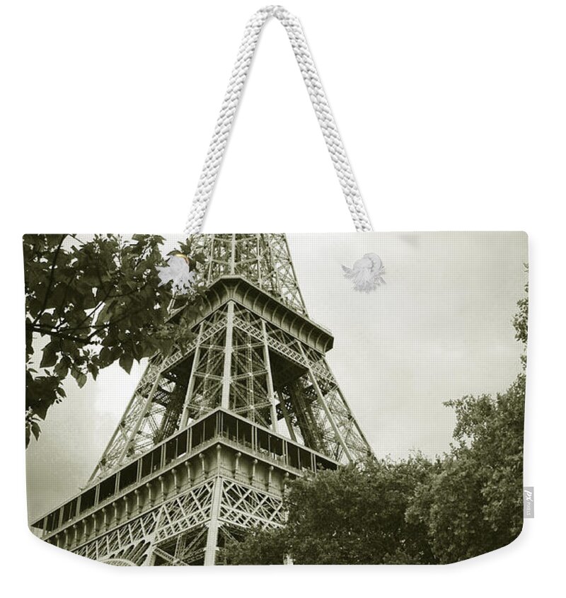 Paris Weekender Tote Bag featuring the photograph Eiffel Tower 2 by Micah May
