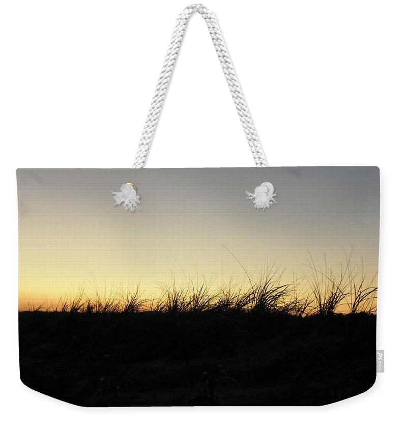 Seagrass Weekender Tote Bag featuring the photograph Just A Touch by Kim Galluzzo Wozniak