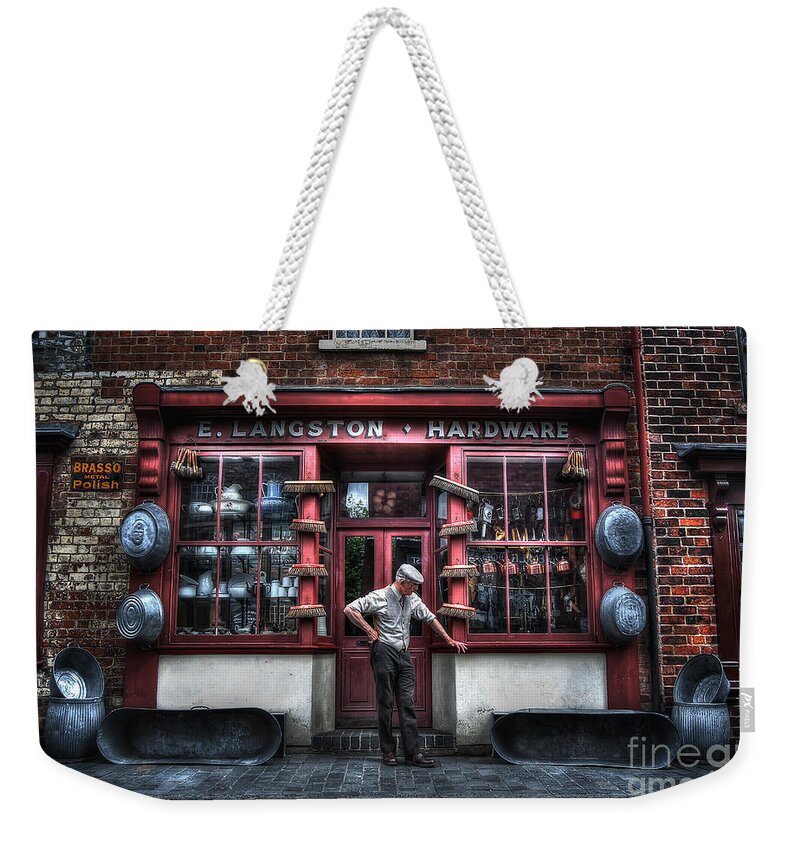 Yhun Suarez Weekender Tote Bag featuring the photograph Mr Langston's Hardware Shop #1 by Yhun Suarez