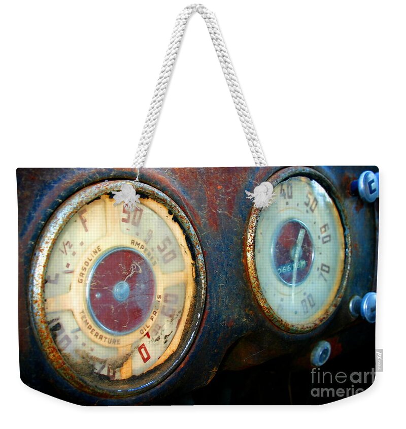 Old Weekender Tote Bag featuring the photograph Old Speed #1 by Henrik Lehnerer