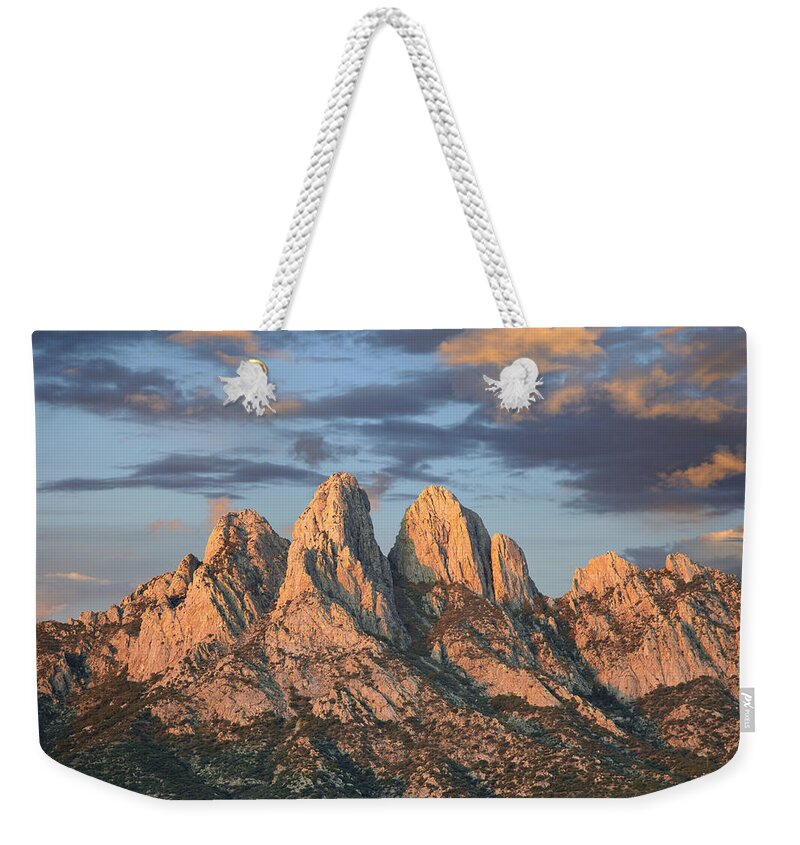 00438928 Weekender Tote Bag featuring the photograph Organ Mountains Near Las Cruces New by Tim Fitzharris