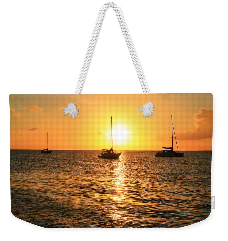 Sunset Weekender Tote Bag featuring the photograph Sunset #14 by Catie Canetti