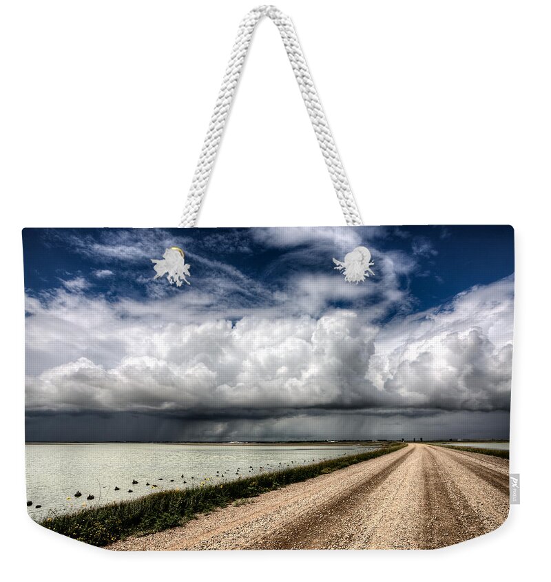 Storm Weekender Tote Bag featuring the photograph Storm Clouds Saskatchewan #19 by Mark Duffy