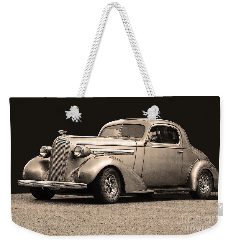 Car Weekender Tote Bag featuring the photograph 1936 Buick by Robert Meanor