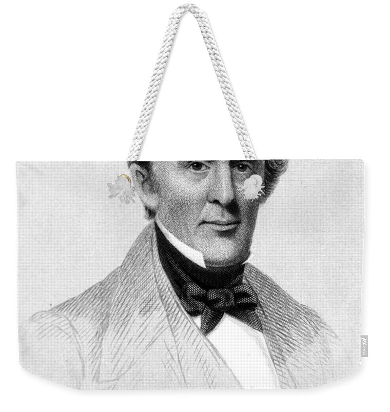 Science Weekender Tote Bag featuring the photograph Benjamin Silliman, American Chemist #2 by Science Source