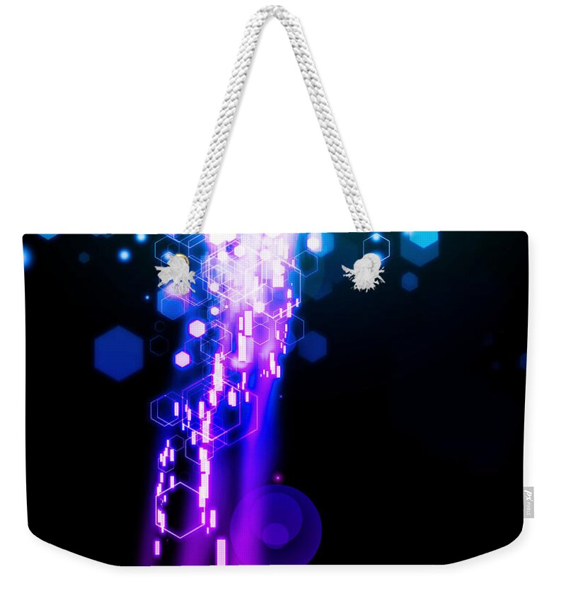 Abstract Weekender Tote Bag featuring the photograph Explosion Of Lights #2 by Setsiri Silapasuwanchai