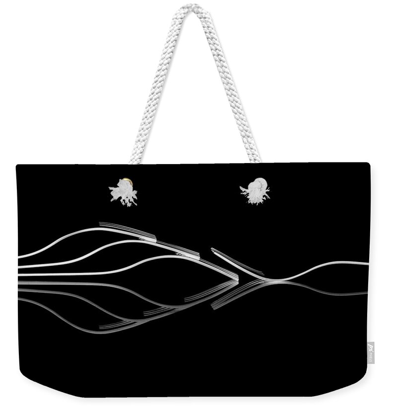 Abstract Weekender Tote Bag featuring the photograph Outsider #4 by Gert Lavsen