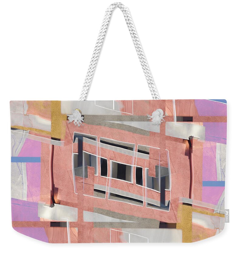 Urban Weekender Tote Bag featuring the photograph Urban Abstract San Diego #2 by Carol Leigh