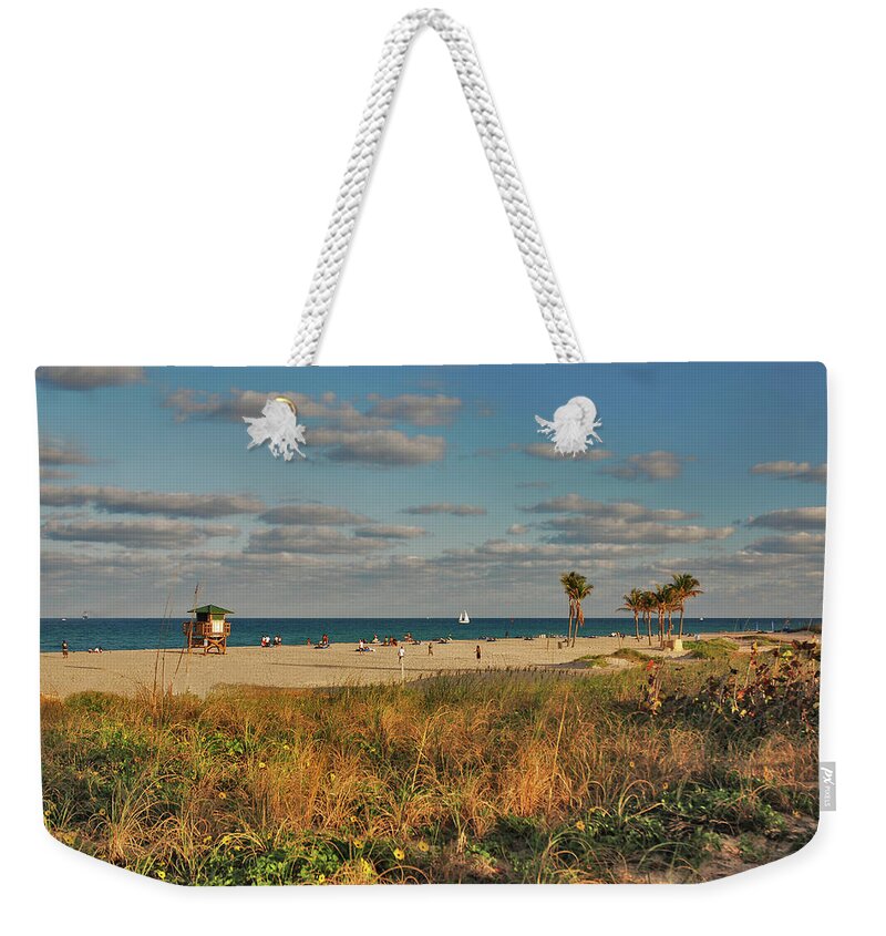 Beach Weekender Tote Bag featuring the photograph 22- Beach by Joseph Keane