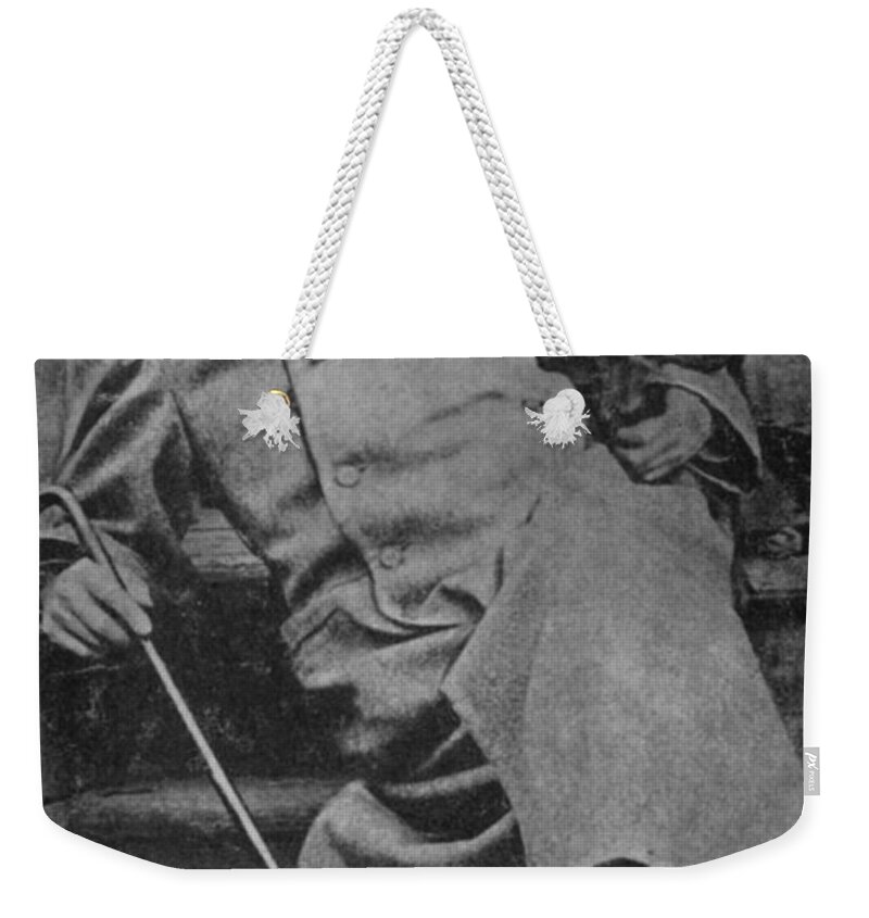History Weekender Tote Bag featuring the photograph Anton Chekhov, Russian Physician by Photo Researchers
