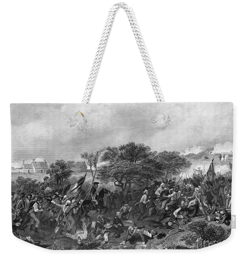 1778 Weekender Tote Bag featuring the photograph Battle Of Monmouth, 1778 #3 by Granger