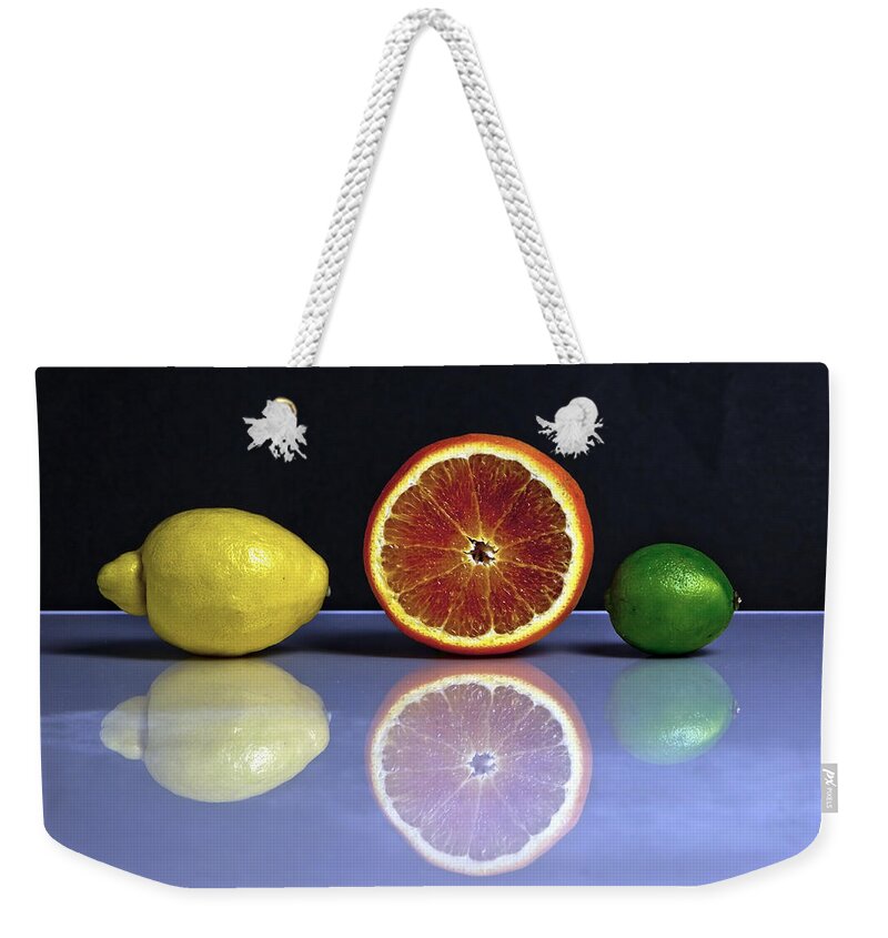 Citrus Fruits Weekender Tote Bag featuring the photograph Citrus Fruits #3 by Joana Kruse
