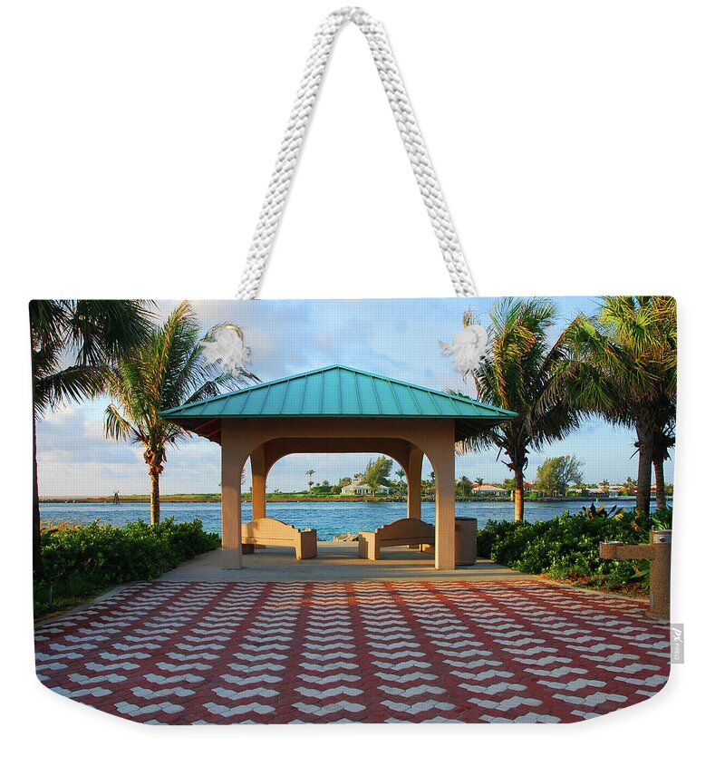 Palm Beach Inlet Weekender Tote Bag featuring the photograph 36- Palm Beach Inlet by Joseph Keane