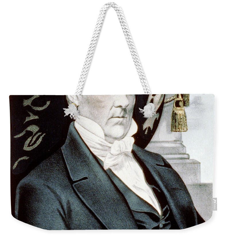 Government Weekender Tote Bag featuring the photograph James Buchanan, 15th American President #4 by Photo Researchers