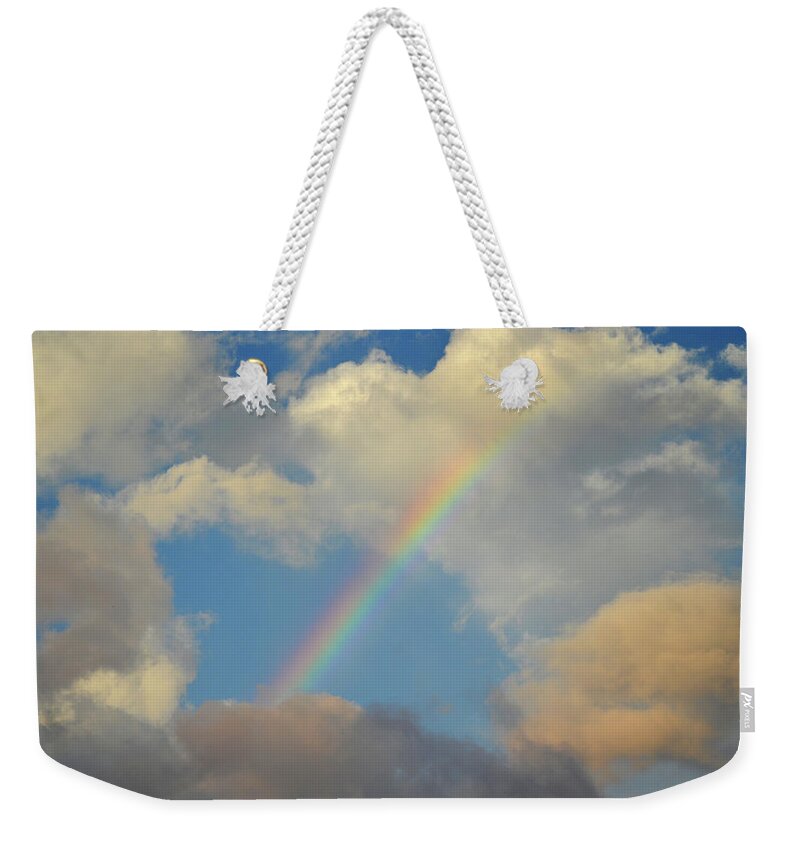Rainbow Weekender Tote Bag featuring the photograph 5- Rainbow In Paradise by Joseph Keane