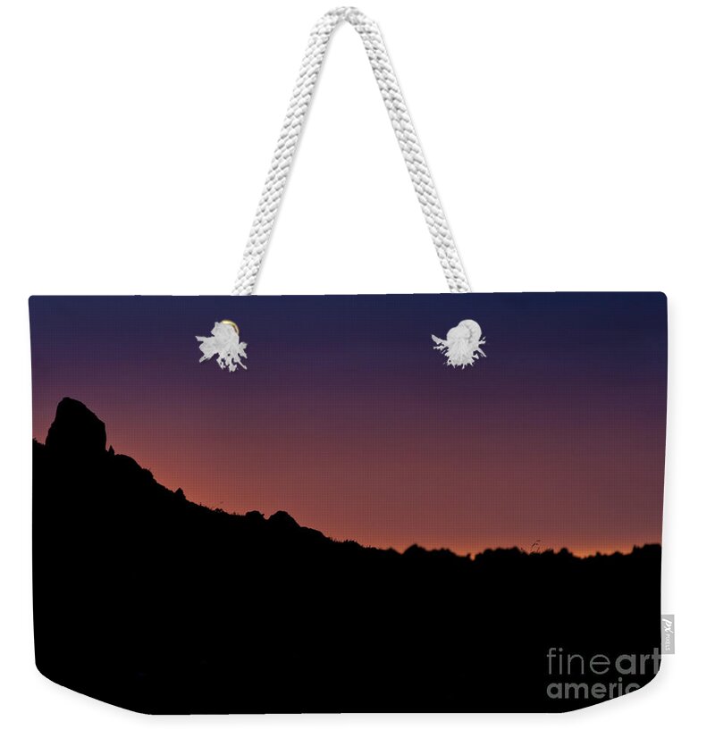 Sun Weekender Tote Bag featuring the photograph The Last Light #5 by Heiko Koehrer-Wagner