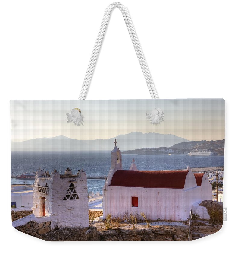 Ano Myli Weekender Tote Bag featuring the photograph Mykonos #6 by Joana Kruse