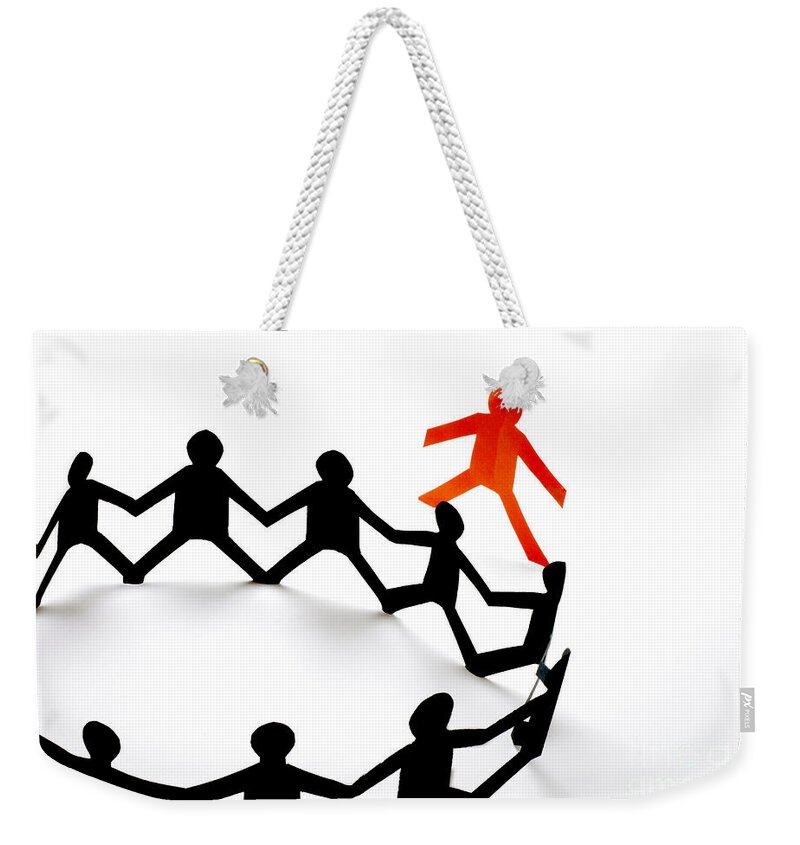 Concept Weekender Tote Bag featuring the photograph Conceptual Situation #7 by Photo Researchers, Inc.