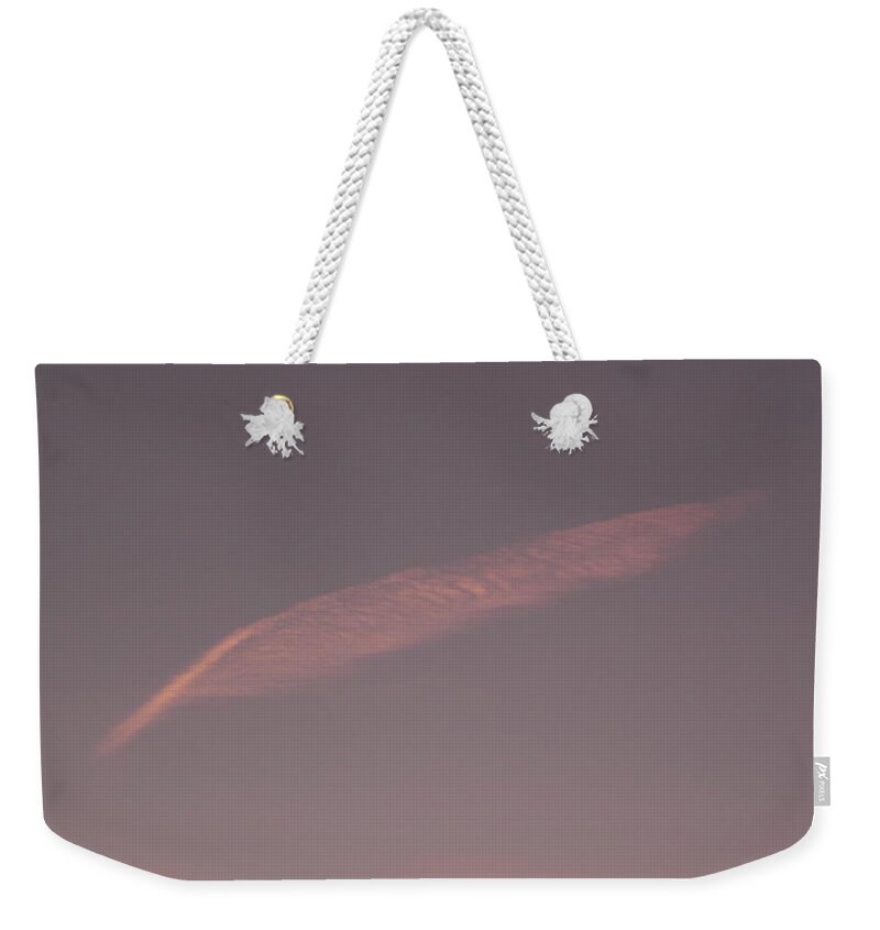 Quill Weekender Tote Bag featuring the photograph A Feather Quill In The Sky by Kim Galluzzo