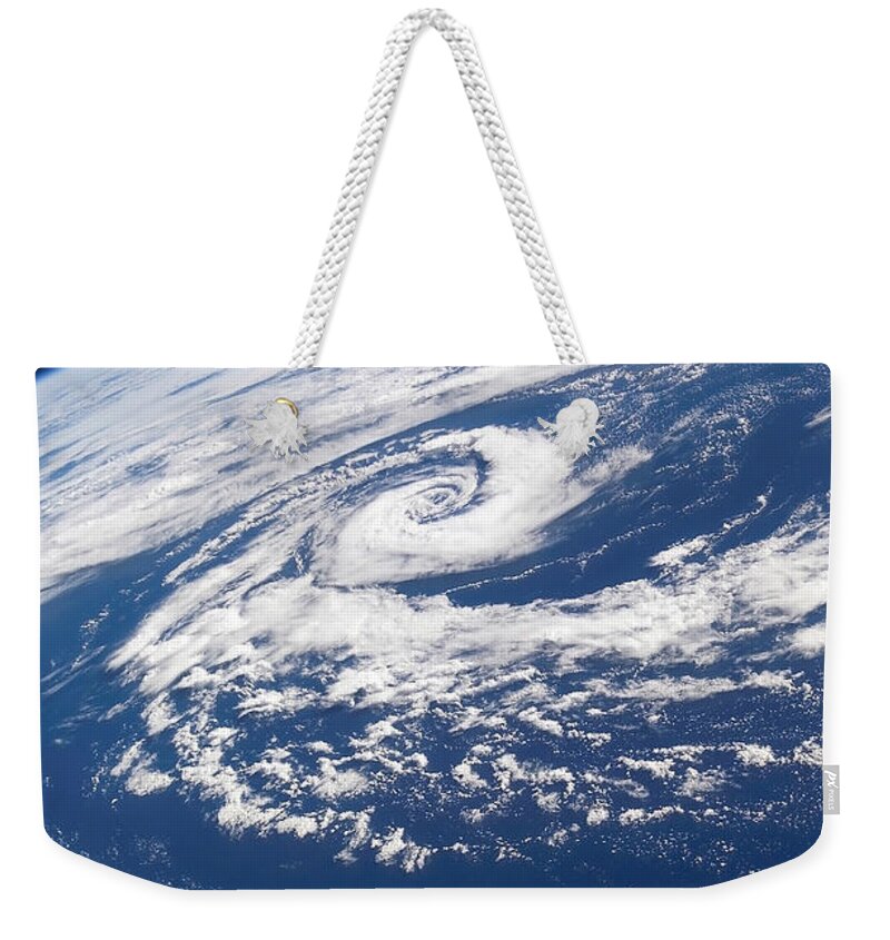 Color Image Weekender Tote Bag featuring the photograph A Subtropical Cyclone by Stocktrek Images