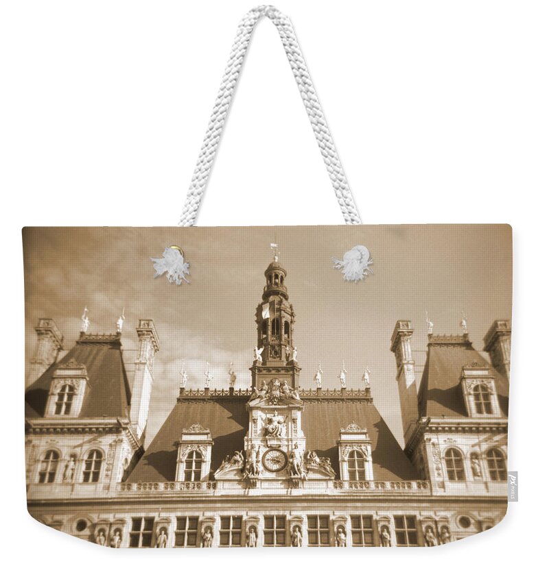 Paris Weekender Tote Bag featuring the photograph A Walk Through Paris 15 by Mike McGlothlen