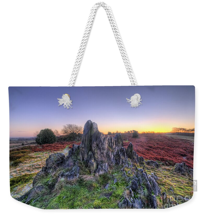 Hdr Weekender Tote Bag featuring the photograph Abbey Road Hill 2.0 by Yhun Suarez