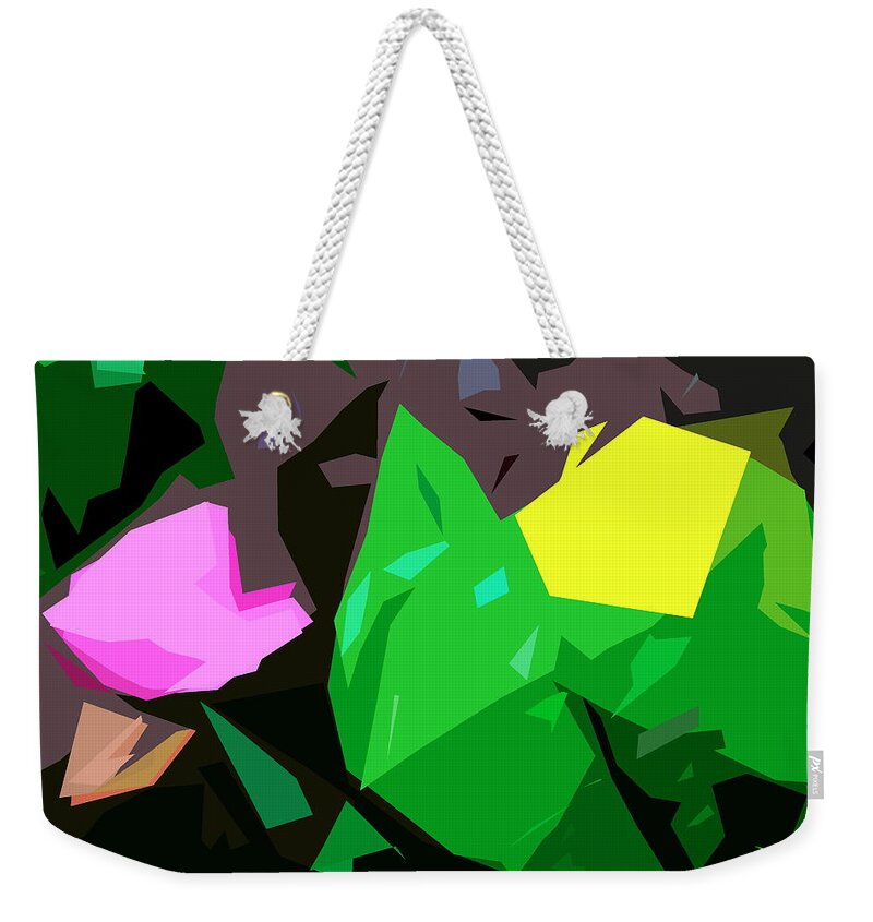 Abstract Weekender Tote Bag featuring the photograph Abstract 1 by Burney Lieberman