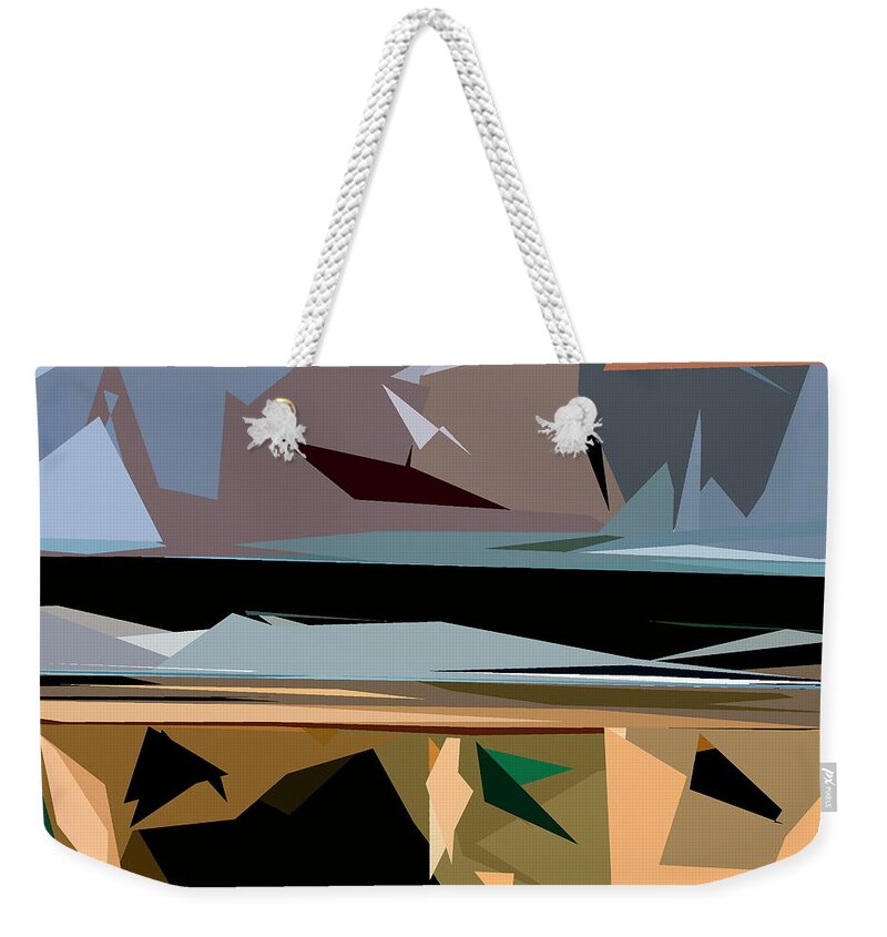 Abstract Weekender Tote Bag featuring the photograph Abstract 16 by Burney Lieberman