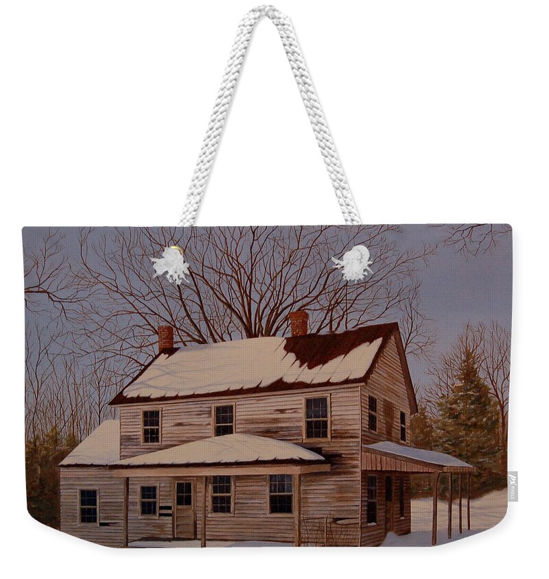 Fredericksburg Weekender Tote Bag featuring the painting After the Storm by AnnaJo Vahle