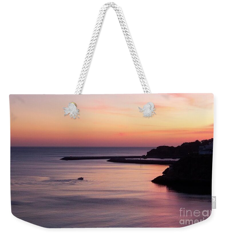 Portugal Weekender Tote Bag featuring the photograph Albuferian Sunset by Lynn Bolt