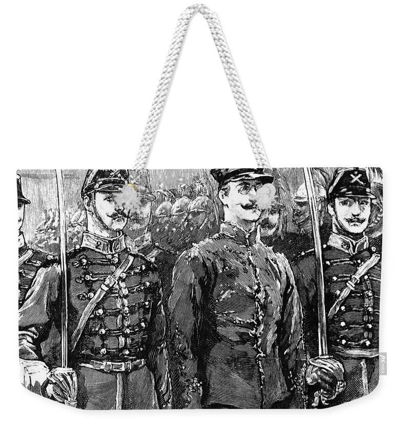 1894 Weekender Tote Bag featuring the photograph Alfred Dreyfus (1859-1935) by Granger