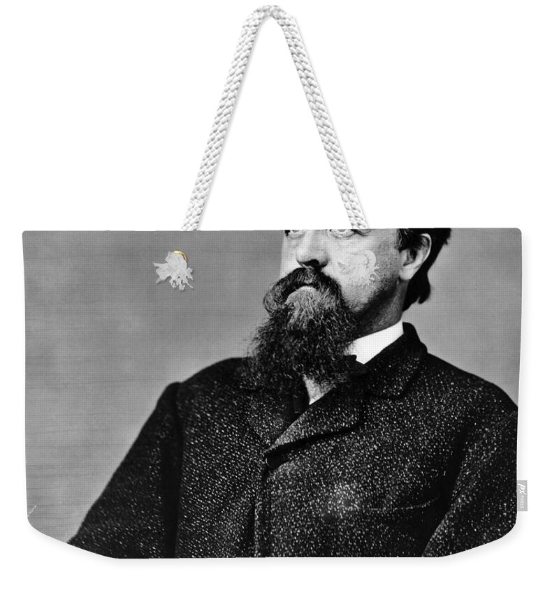 19th Century Weekender Tote Bag featuring the photograph Alfred H. Terry (1827-1890) by Granger