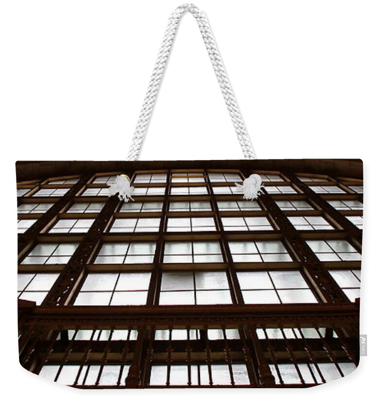 Window Weekender Tote Bag featuring the photograph Arched Window by Andrew Fare