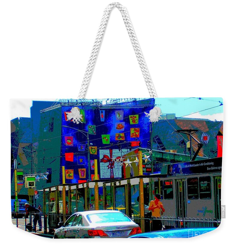 Australia Weekender Tote Bag featuring the mixed media Australian by Rogerio Mariani