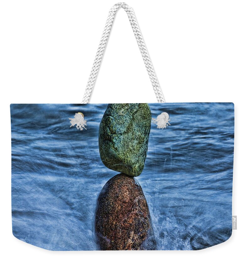 Crete Weekender Tote Bag featuring the photograph Balancing by Casper Cammeraat