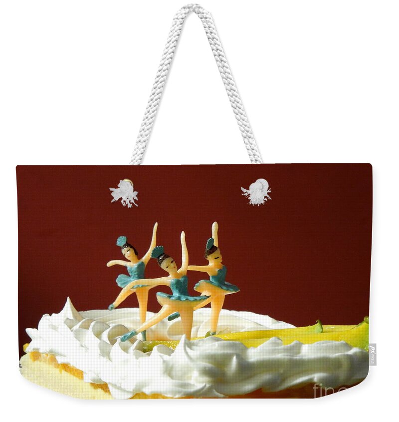 Cake Weekender Tote Bag featuring the photograph Ballet on Cake by Renee Trenholm