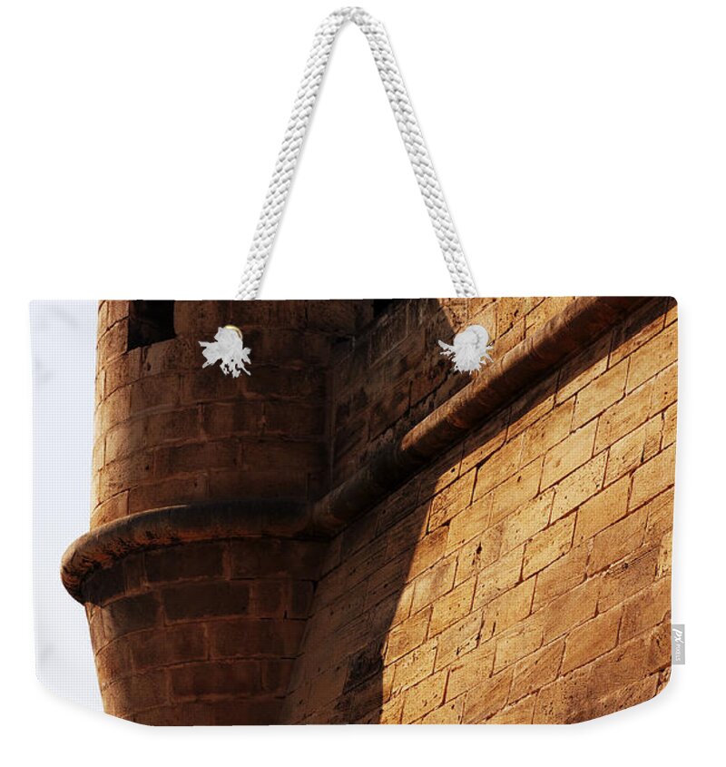 Almena Weekender Tote Bag featuring the photograph Battlement by Agusti Pardo Rossello