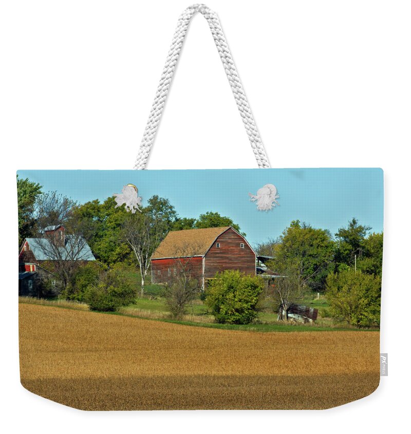 Barns Weekender Tote Bag featuring the photograph Beans Are Ready by Ed Peterson