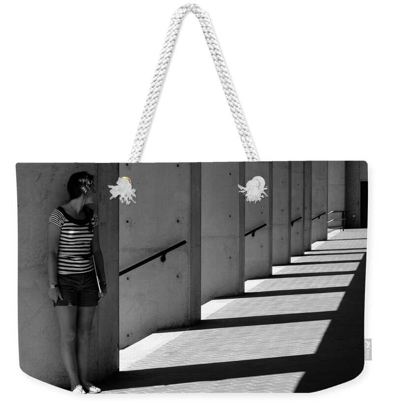 Girl Weekender Tote Bag featuring the photograph Beautiful Girl by Marysue Ryan