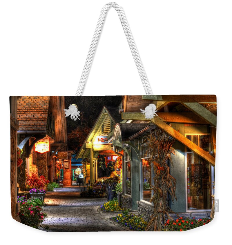 Gatlinburg Weekender Tote Bag featuring the photograph Beautiful Shopping by Greg and Chrystal Mimbs