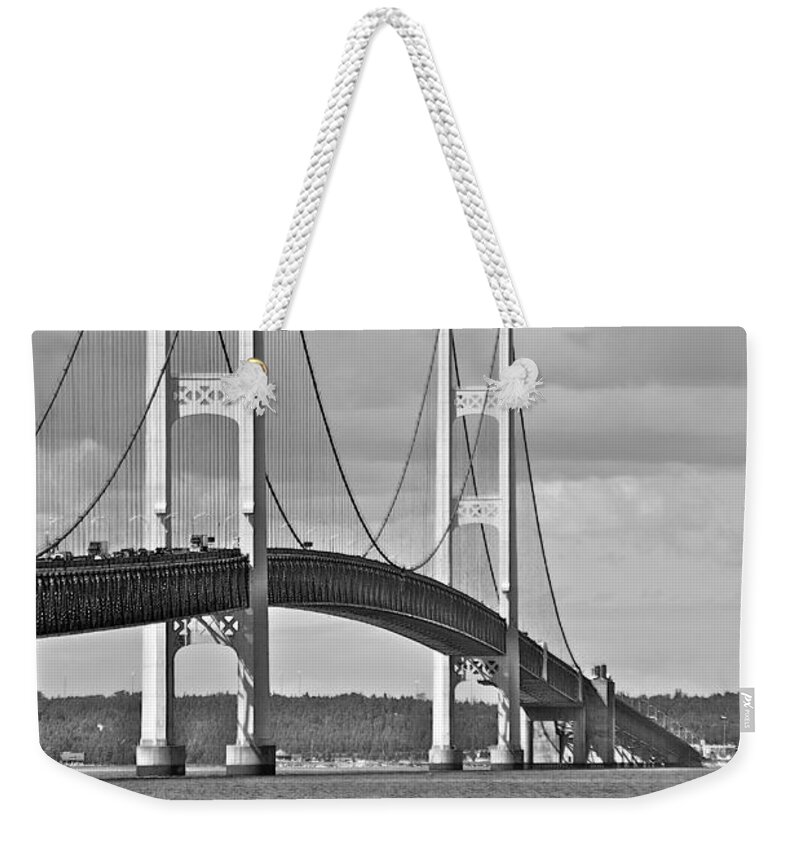 America Weekender Tote Bag featuring the photograph Big Mac by Michael Peychich