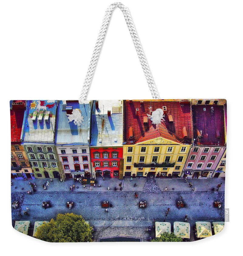 Above Weekender Tote Bag featuring the photograph Bird's Eye View by Evelina Kremsdorf