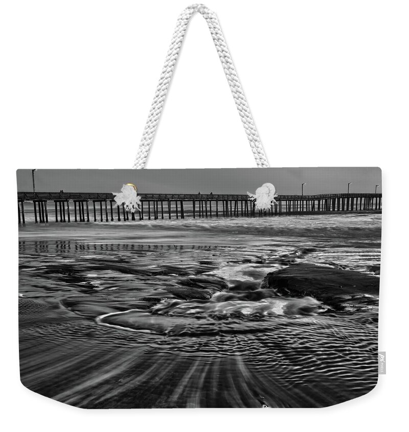 Cayucos Weekender Tote Bag featuring the photograph Black Hole by Beth Sargent