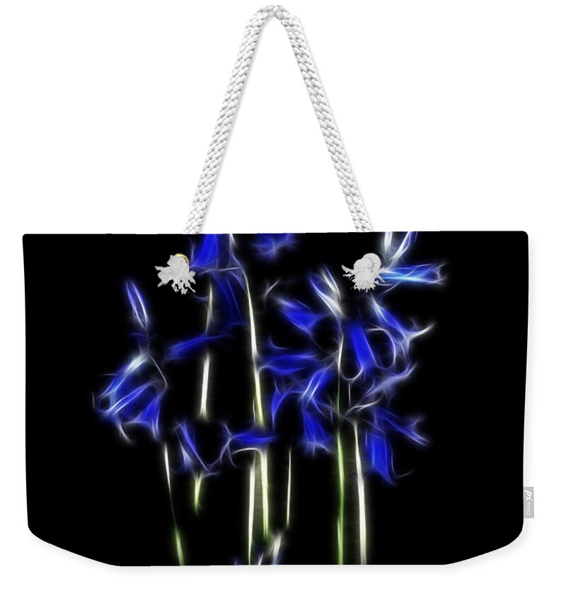 Bluebell Weekender Tote Bag featuring the photograph Bluebell fractal by Steev Stamford
