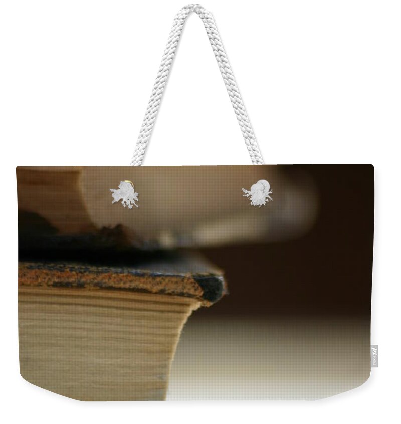 Books Weekender Tote Bag featuring the photograph Books by Kelly Hazel