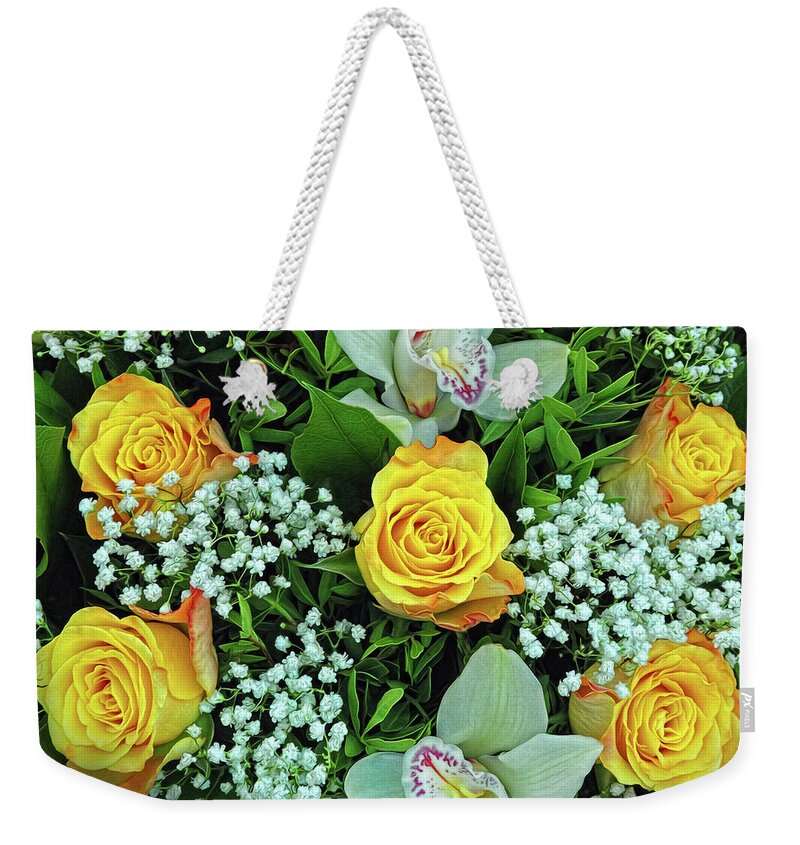 Bouquet Weekender Tote Bag featuring the photograph Bouquet by Dave Mills