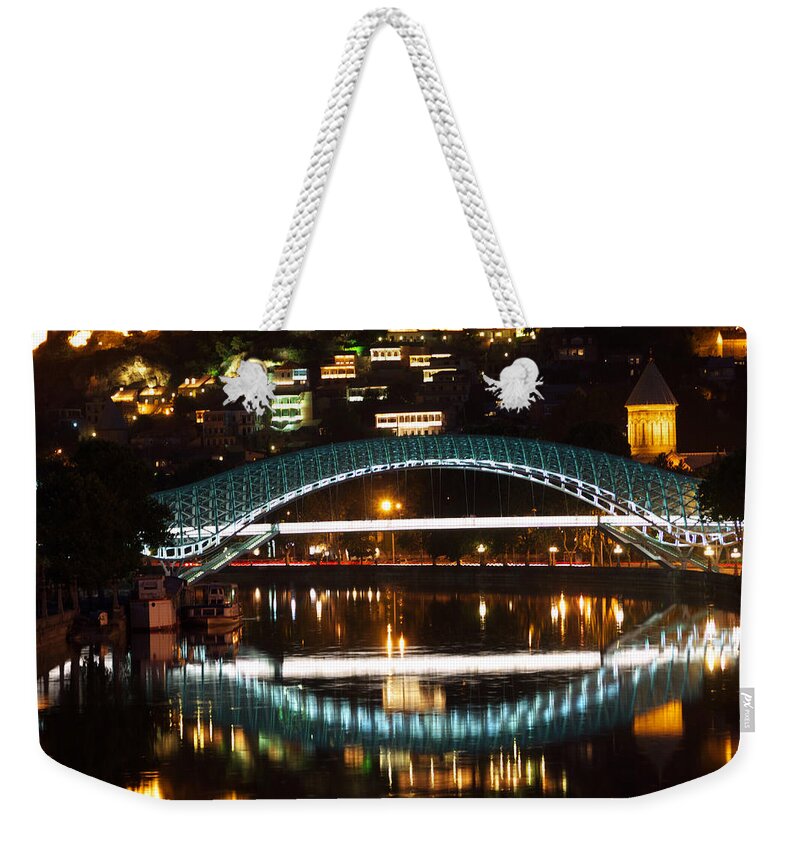 Tbilisi Weekender Tote Bag featuring the photograph Bridge by Ivan Slosar